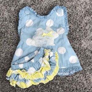 Mud Pie Easter Bunny Set